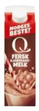 Jacobs Q sjokolademelk tilbud