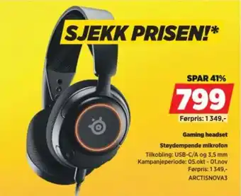 Steelseries Gaming headset