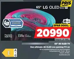 POWER LG 65" 4K OLED TV tilbud