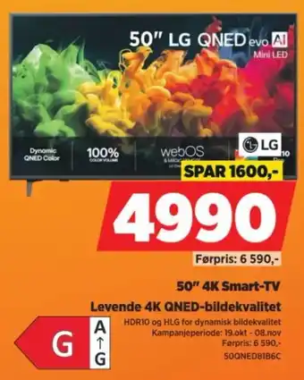 LG 50" 4K Smart-TV
