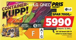 POWER LG 65" 4K Smart LED-TV QNED tilbud