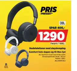 POWER Jbl hodetelefoner med støydemping tilbud