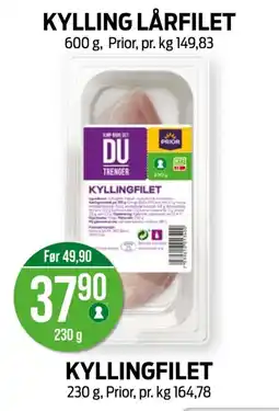 Kiwi Prior kyllingfilet tilbud