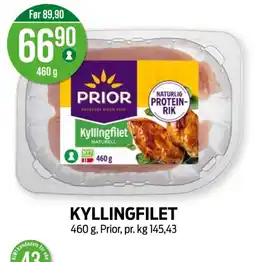Kiwi Prior Kyllingfilet tilbud