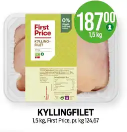 Kiwi First Price Kyllingfilet tilbud