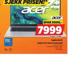 POWER Acer Aspire Go 15 tilbud