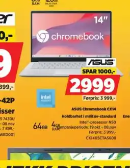 POWER Asus chromebook cx14 tilbud