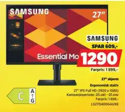 POWER Samsung Essential Monitor 27" tilbud