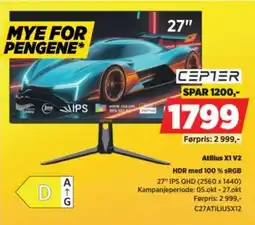 POWER Cepter Atilius X1 V2 tilbud