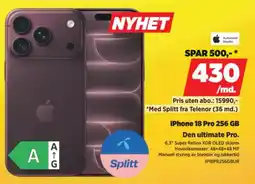POWER iPhone 18 Pro 256 GB tilbud
