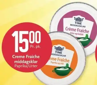 CC Mat Tine creme fraiche middagsklar tilbud