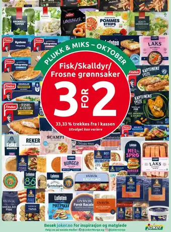 Plukk & Miks Fisk/Skalldyr/Frosne grønnsaker