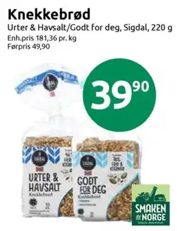 Joker Sigdal Knekkebrød tilbud