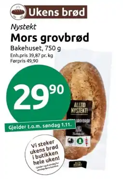 Joker Ukens brød Mors grovbrød tilbud