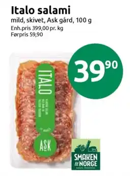 Joker Italo salami mild skivet tilbud