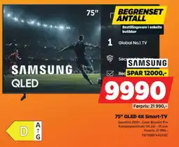 POWER Samsung 75" QLED 4K Smart-TV tilbud
