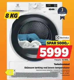 POWER Electrolux Tørketrommel tilbud