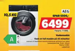 POWER AEG Vaskemaskin tilbud
