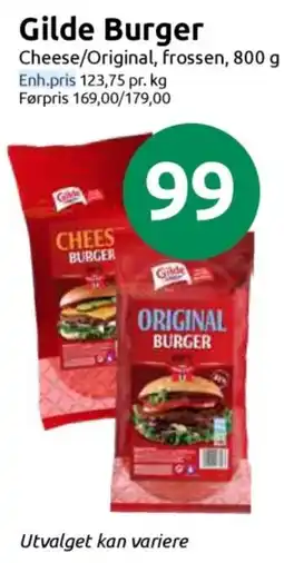 Joker Gilde Burger Cheese/Original tilbud