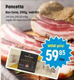 Eurocash Bon Cena Pancetta tilbud