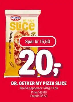 Coop Extra Dr. Oetker my pizza slice tilbud