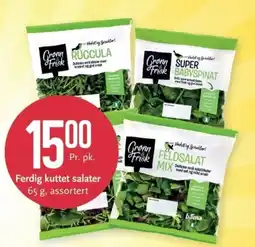 CC Mat Grønn & Frisk ferdig kuttet salater tilbud
