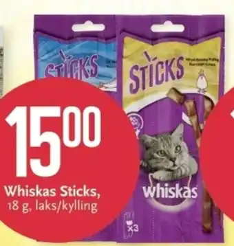 CC Mat Whiskas Sticks tilbud