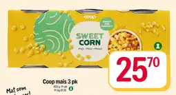 Coop Extra Coop mais tilbud