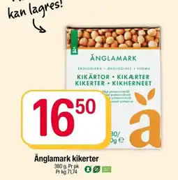 Coop Extra Änglamark kikerter tilbud