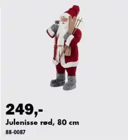 Biltema Julenisse rød tilbud