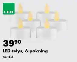Biltema LED-telys tilbud