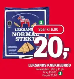 Coop Extra Leksands knekkebrød tilbud