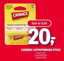 Coop Extra Carmex leppepomade stick tilbud