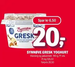 Coop Extra Synnøve gresk yoghurt tilbud