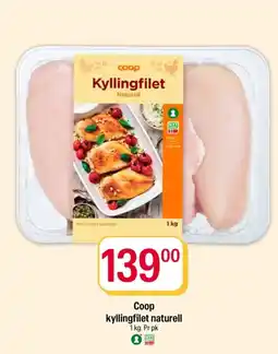 Coop Extra Coop kyllingfilet naturell tilbud