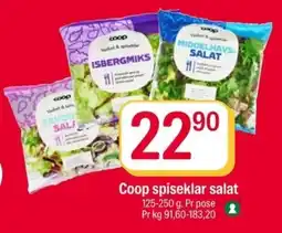 Coop Extra Coop spiseklar salat tilbud