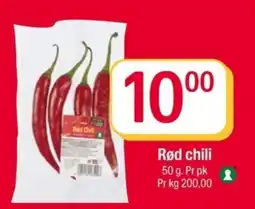 Coop Extra Rød chili tilbud