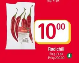Coop Extra Rød chili tilbud