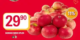 Coop Extra Røde epler tilbud
