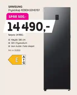 ELON Samsung Fryssekap RZ80H32HEFEF tilbud