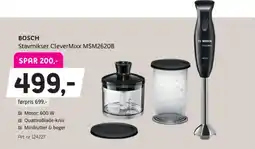 ELON Bosch Stavmikser CleverMixx MSM2620B tilbud