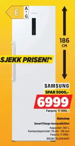 POWER Samsung Kjøleskap tilbud