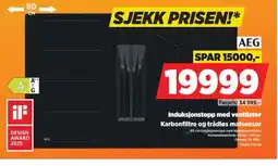 POWER AEG induksjonstopp med ventilator tilbud