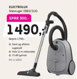 ELON Electrolux Støvsuger EB61C1UG tilbud