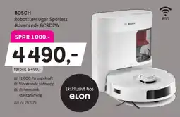 ELON Bosch robotstøvsuger spotless advanced+ bcrd2w tilbud