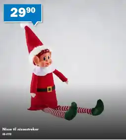 Biltema Nisse til nissestreker tilbud