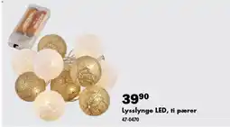 Biltema Lysslynge LED, ti pærer tilbud