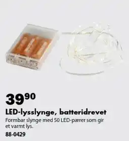 Biltema LED-lysslynge, batteridrevet tilbud