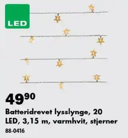Biltema Batteridrevet lysslynge tilbud