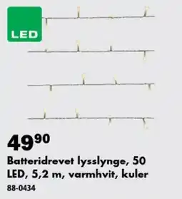Biltema Batteridrevet lysslynge tilbud